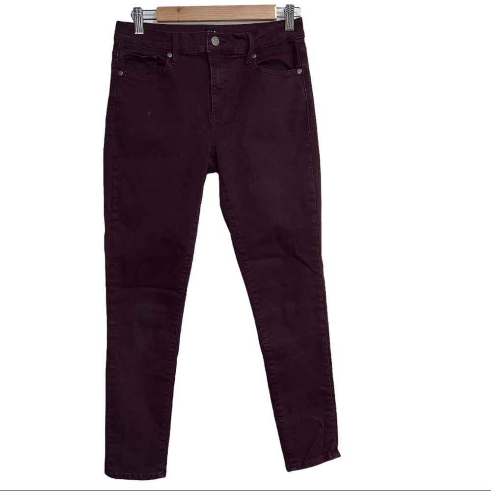 GAP DENIM TRUE SKINNY PLUM PURPLE JEANS‎ SIZE 28R